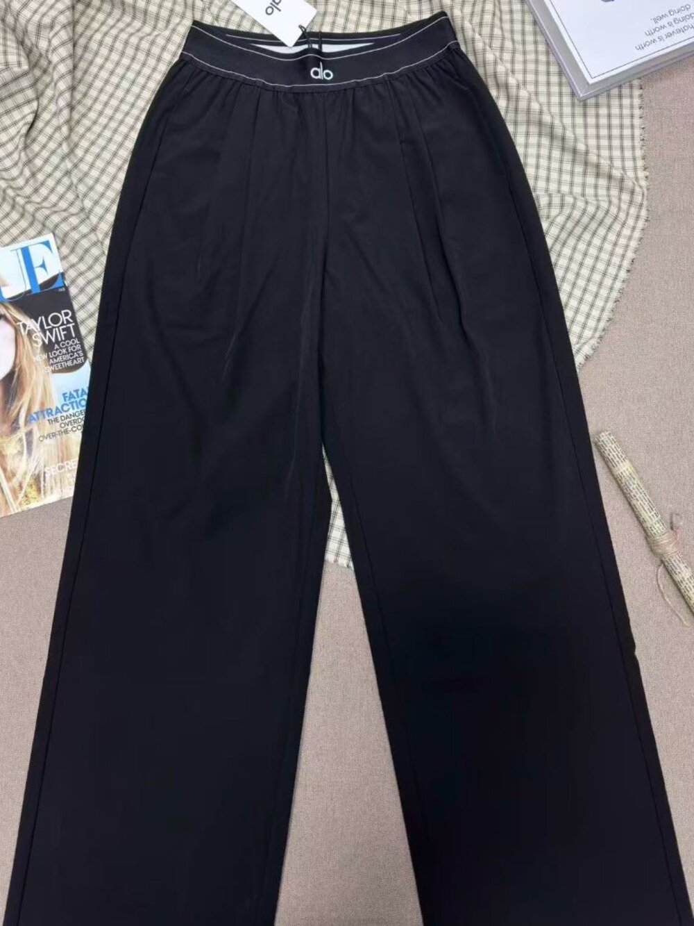 ALO Yoga Suit Up Trouser Black🎄Classic Everyday Essential - Picture 2 of 8